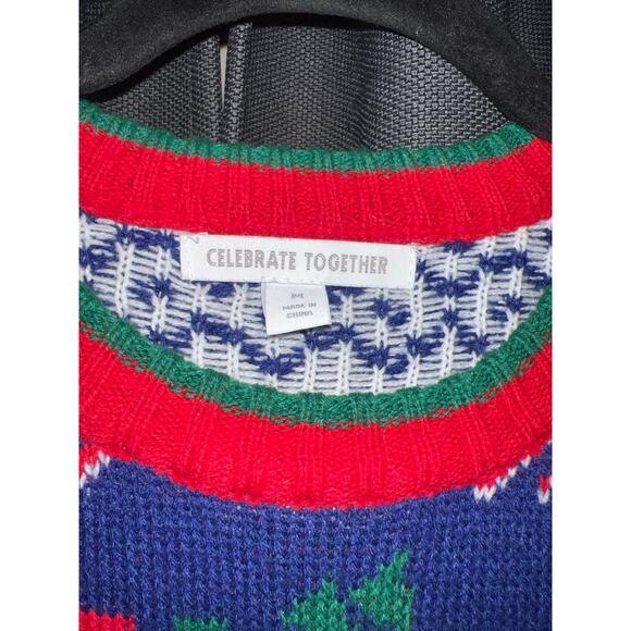 Ugly Christmas Sweater Xmas Size Medium Llama - Picture 2 of 3